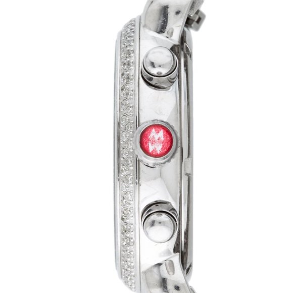Michele CSX 36mm Diamond Bezel Watch